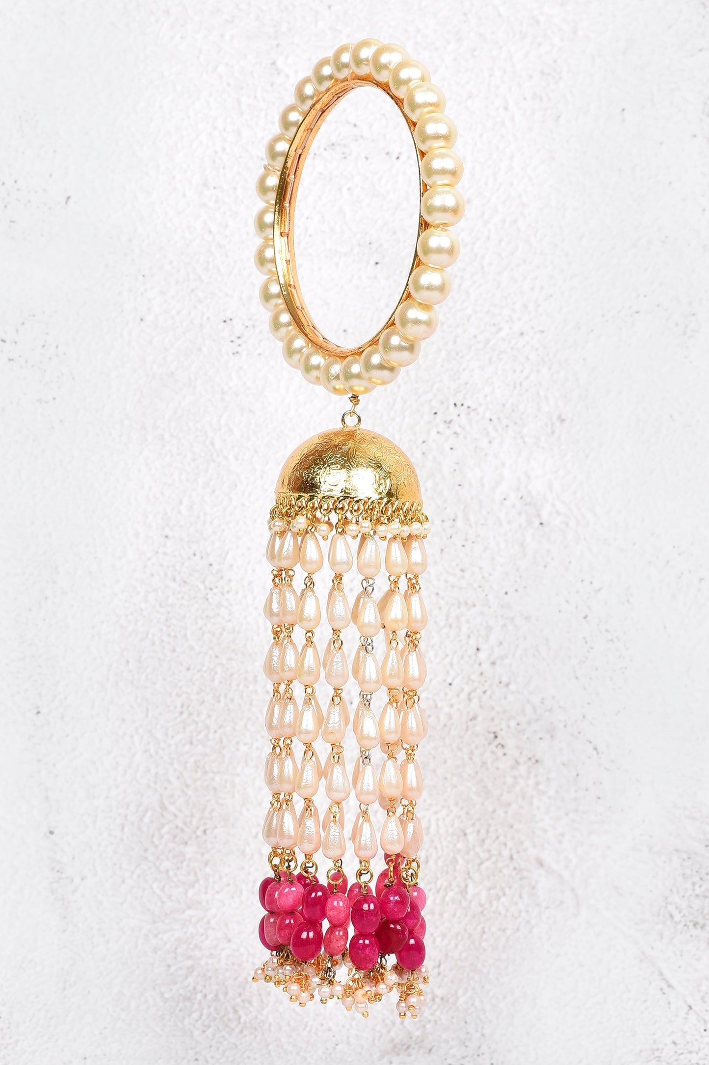 Gold Pearl Kalira Bangles Set 