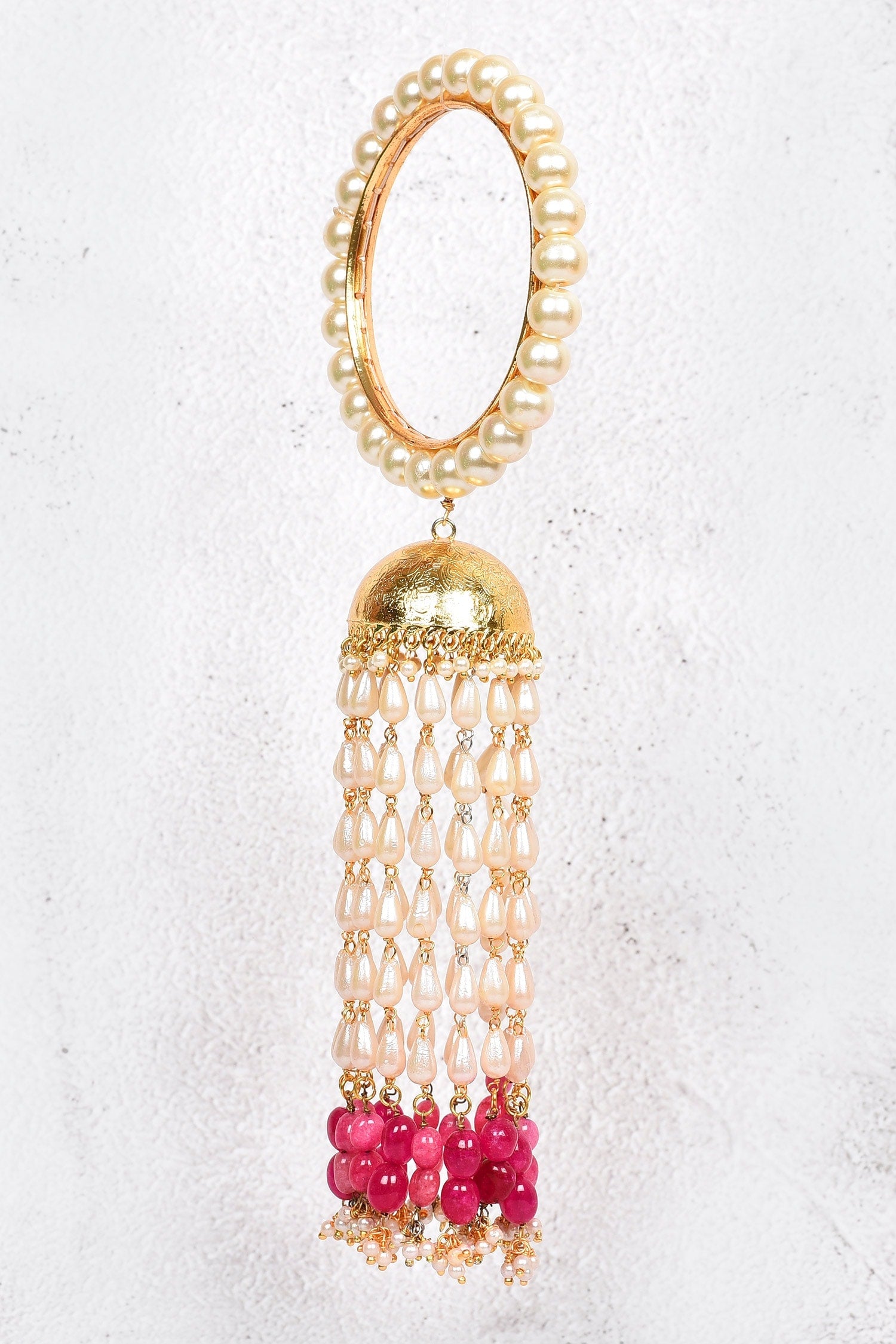 Gold Pearl Kalira Bangles Set 