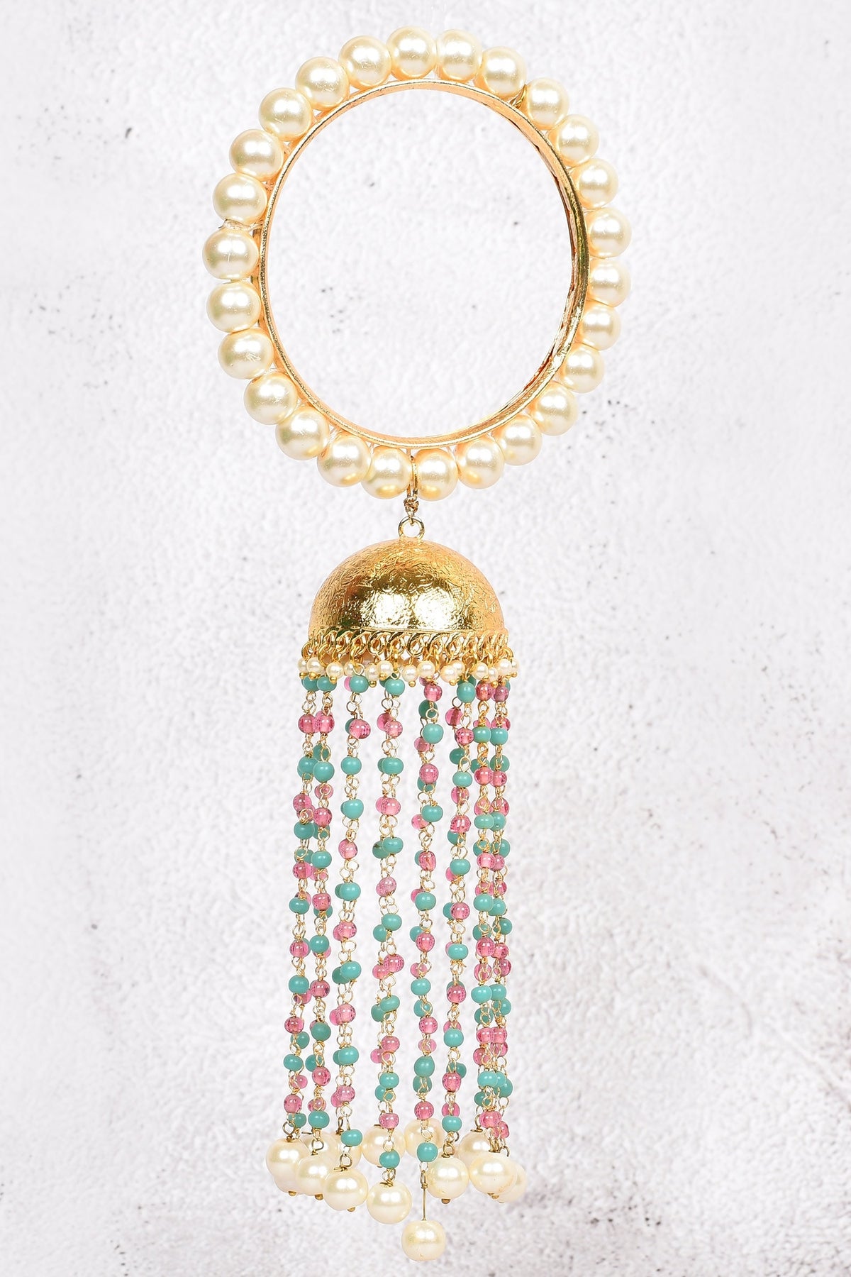 Gold Pearl Kalira Bangles Set 
