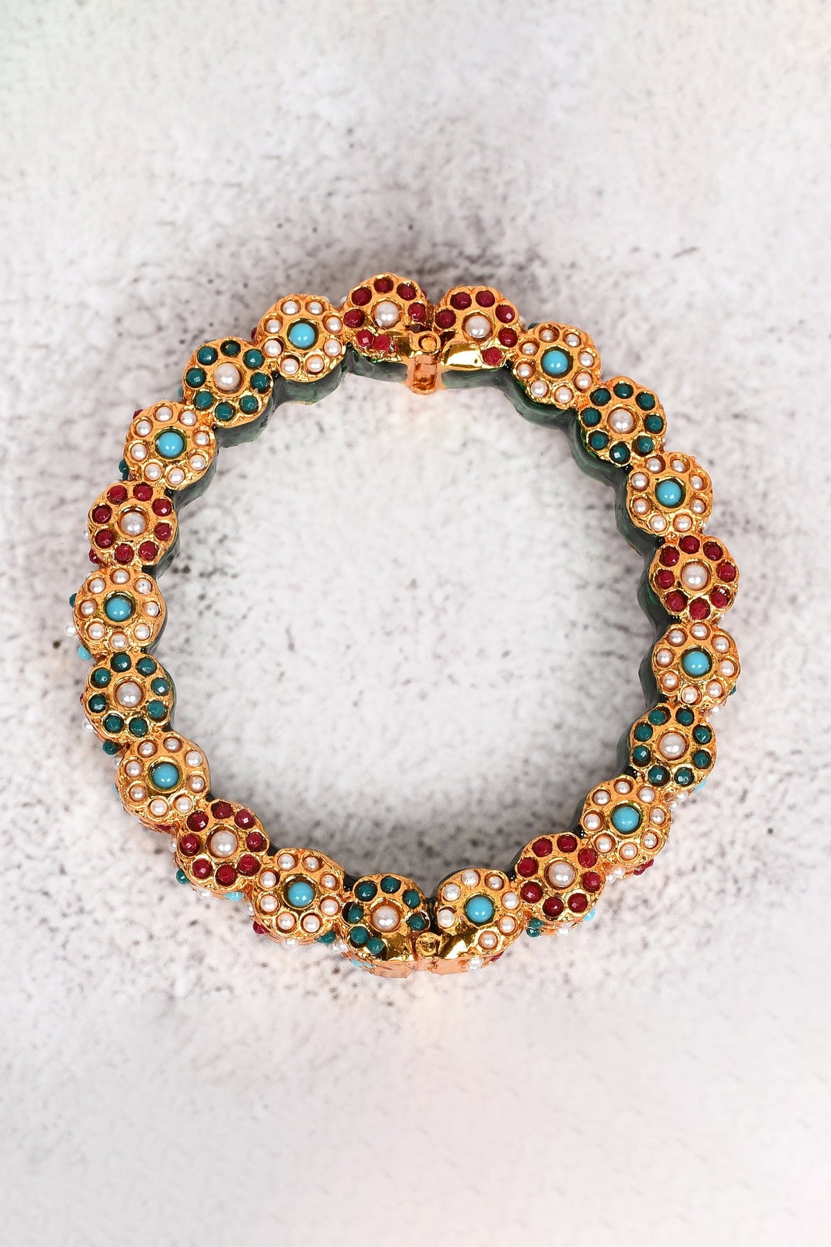 Floral Multi Color Bangle 