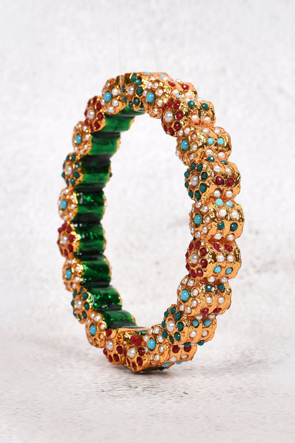 Floral Multi Color Bangle 
