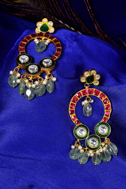 Stone Drop Chandbalis 