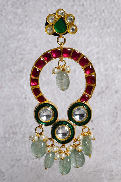 Stone Drop Chandbalis 