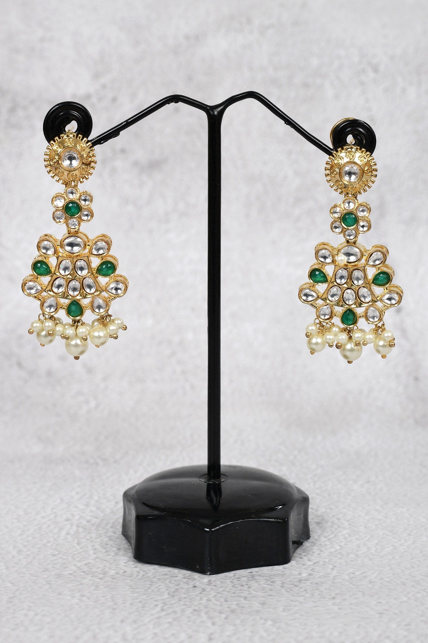 Floral Kundan Necklace Set 