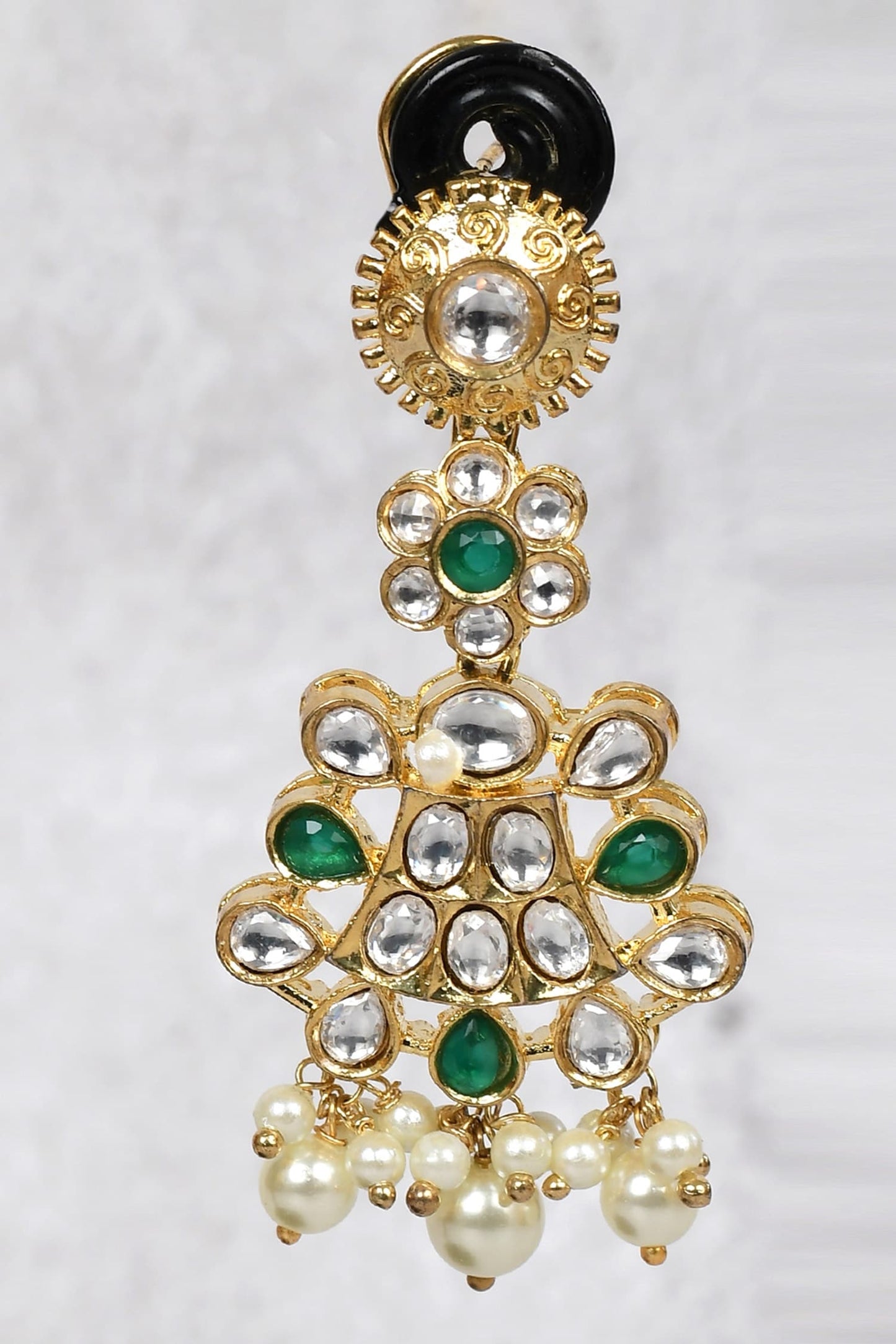 Floral Kundan Necklace Set 