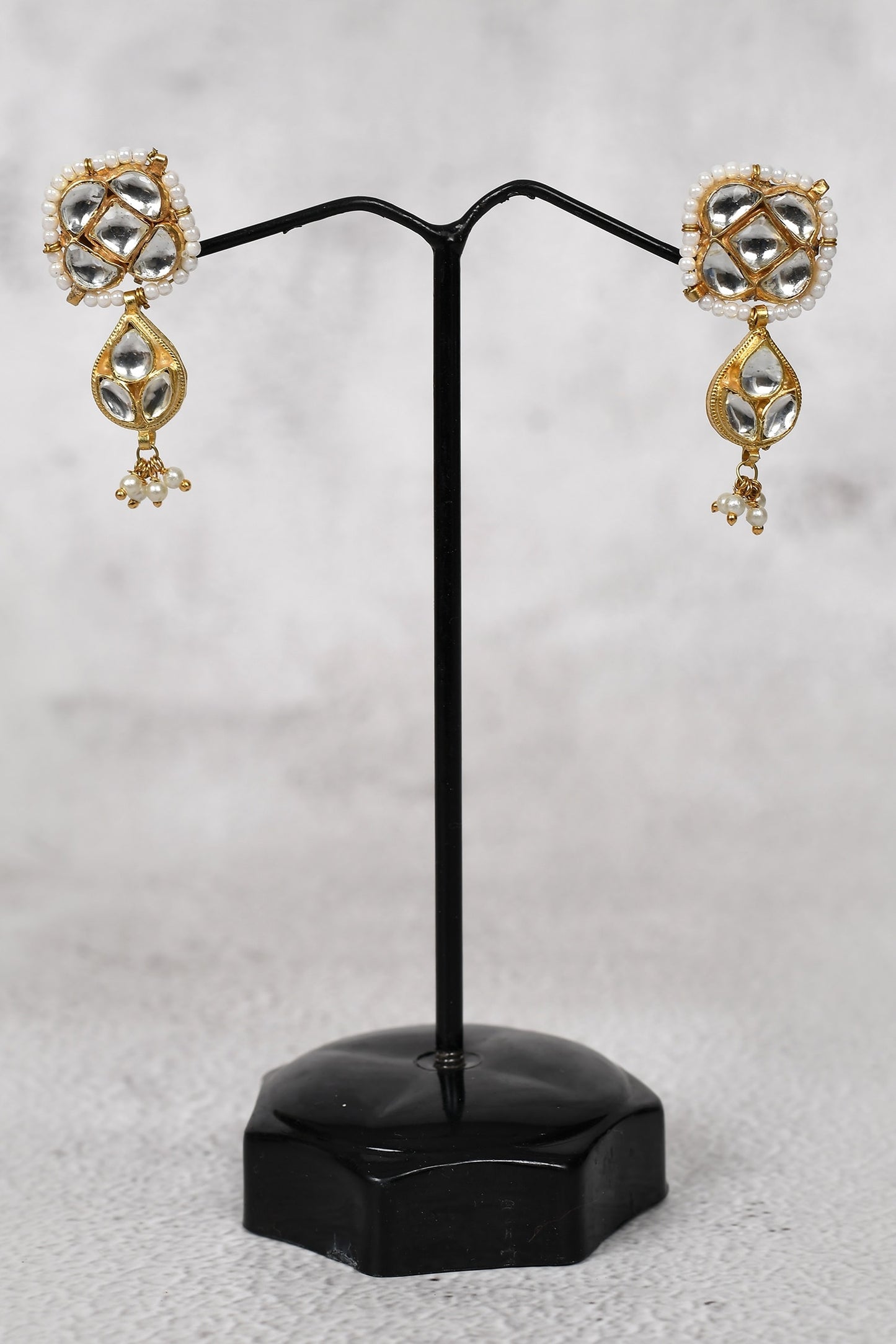 Kundan Teardrop Choker & Earring Set 