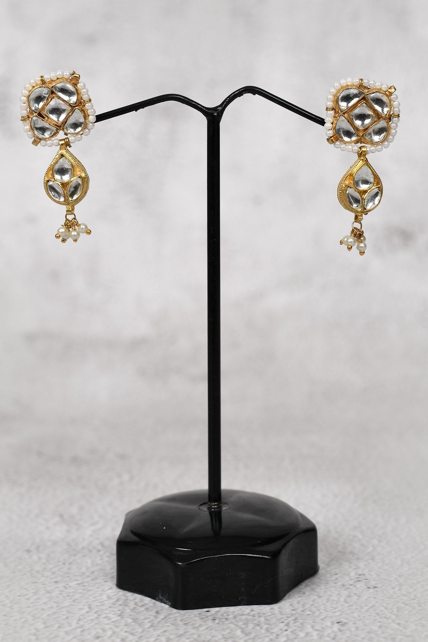 Kundan Teardrop Choker & Earring Set 