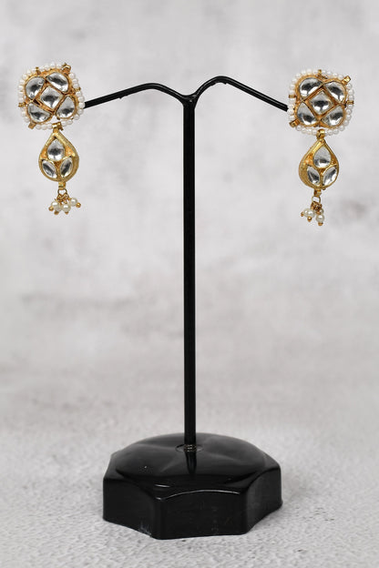 Kundan Teardrop Choker & Earring Set 