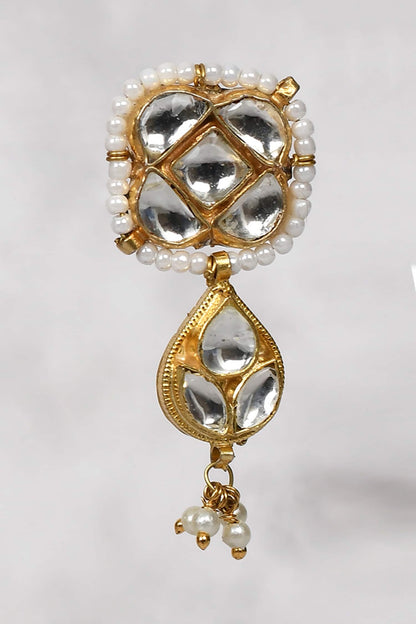 Kundan Teardrop Choker & Earring Set 