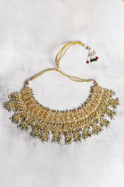Kundan Studded Necklace Set 