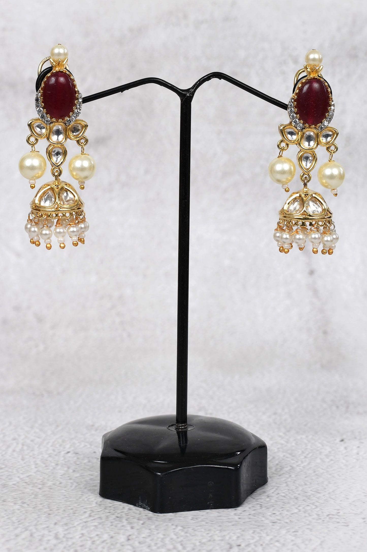Geometric Kundan Choker & Earring Set 