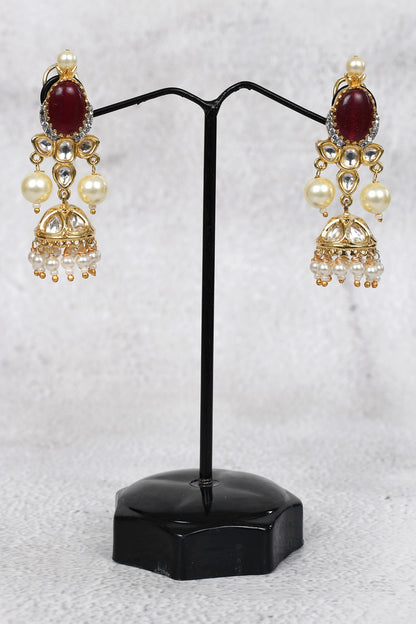 Geometric Kundan Choker & Earring Set 