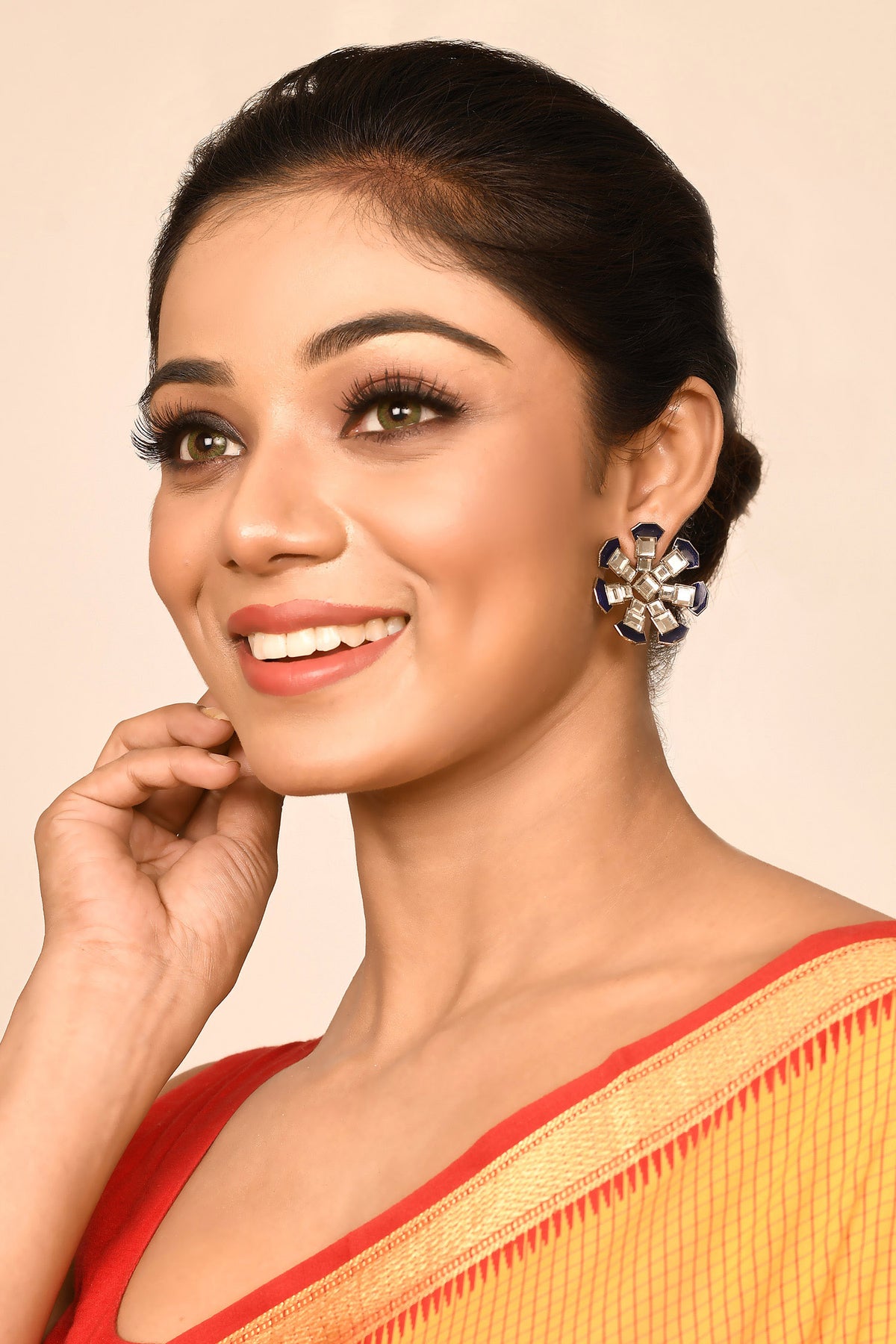 Kundan Stud Earrings 