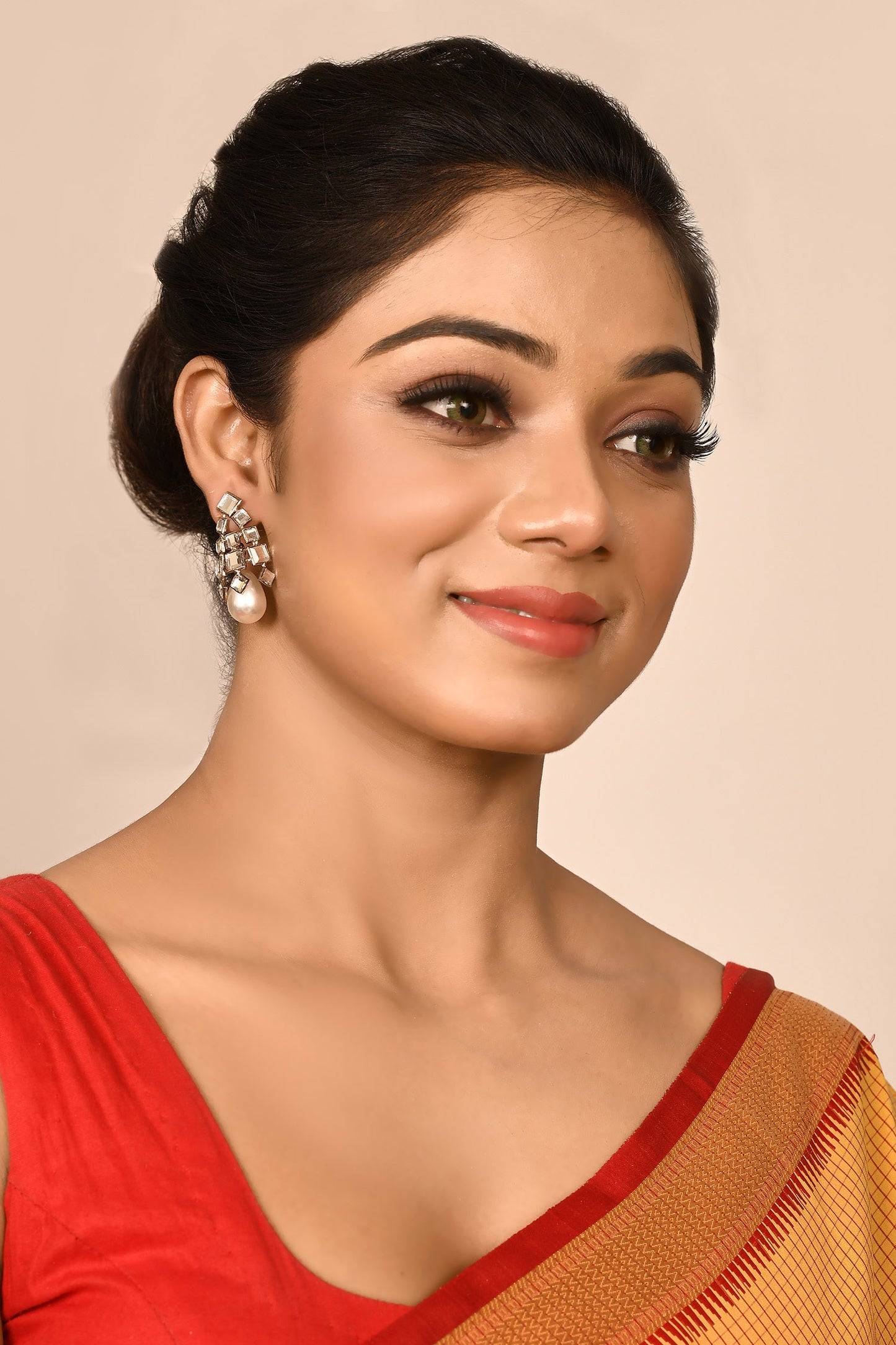 Kundan Dangler Earrings 