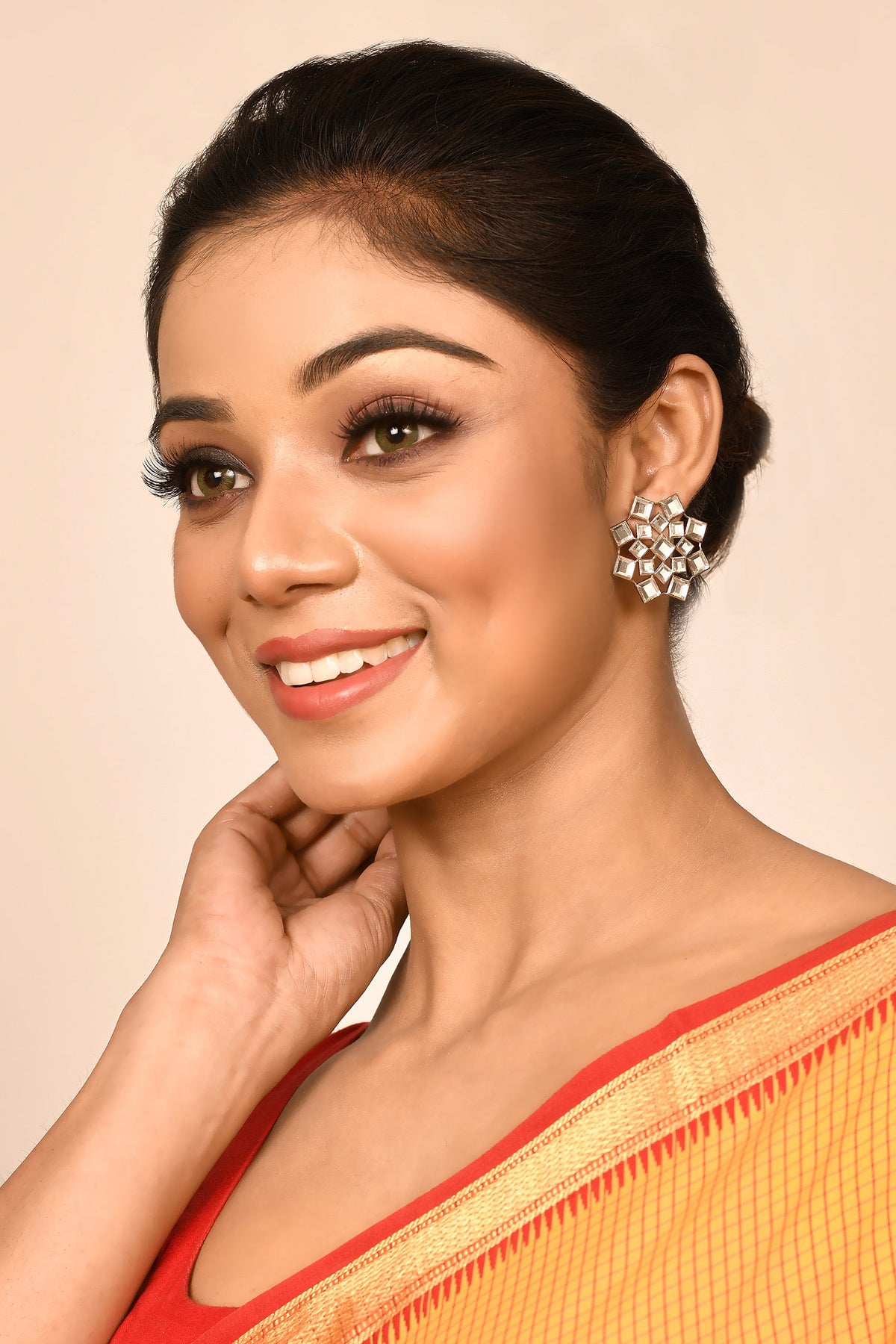 Kundan Stud Earrings 