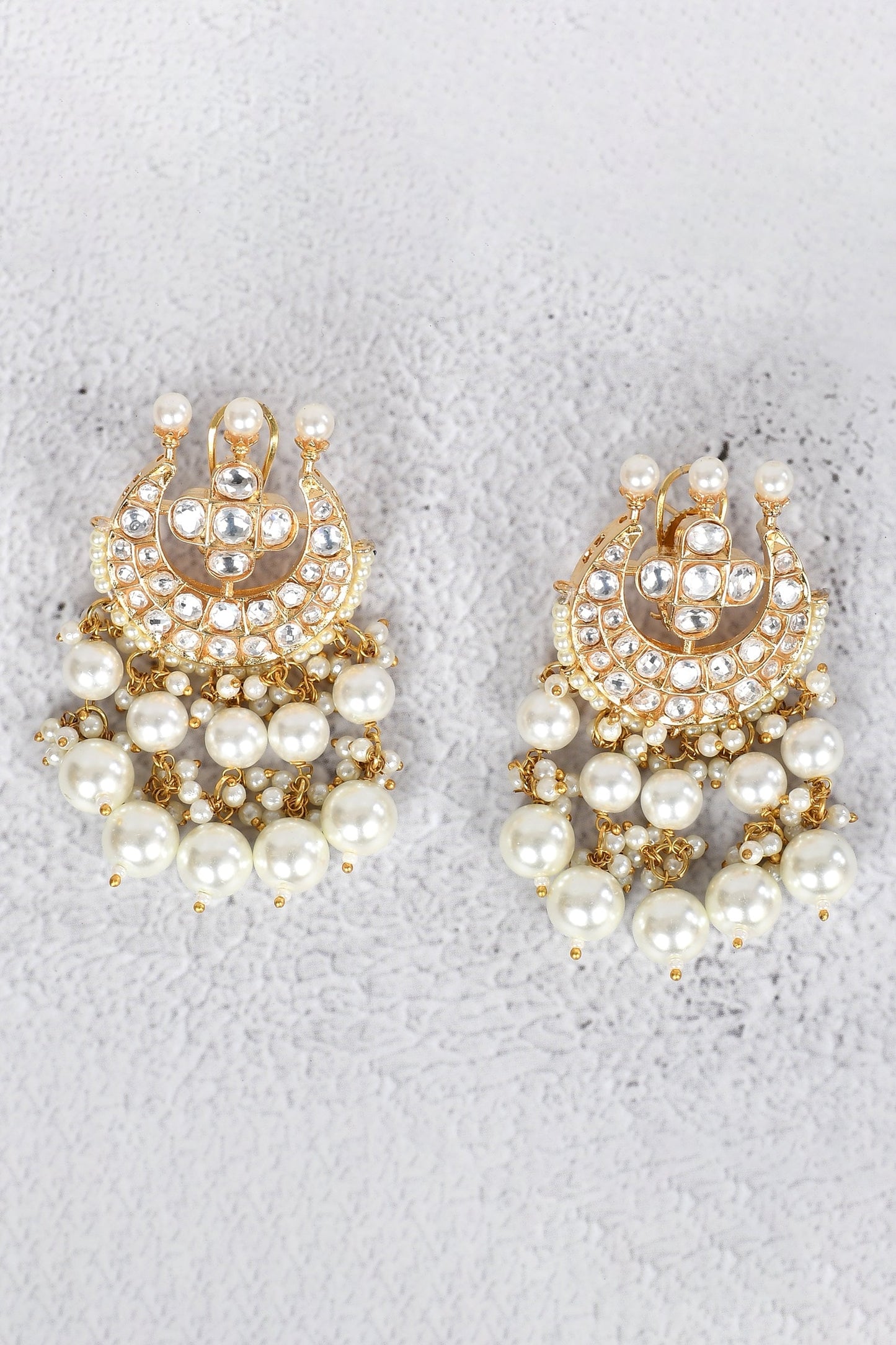 Kundan Crescent Moon Choker Set 
