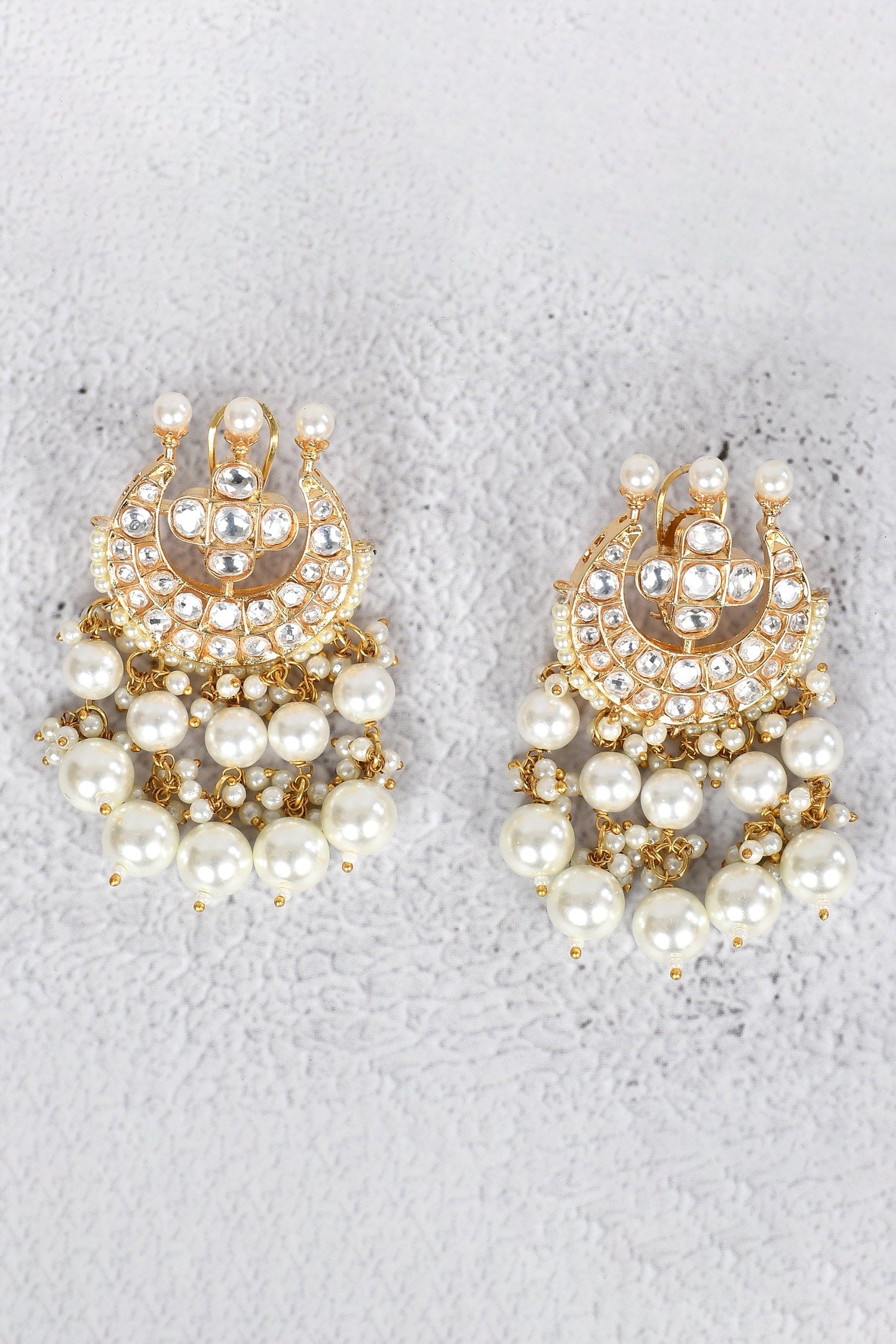 Kundan Crescent Moon Choker Set 
