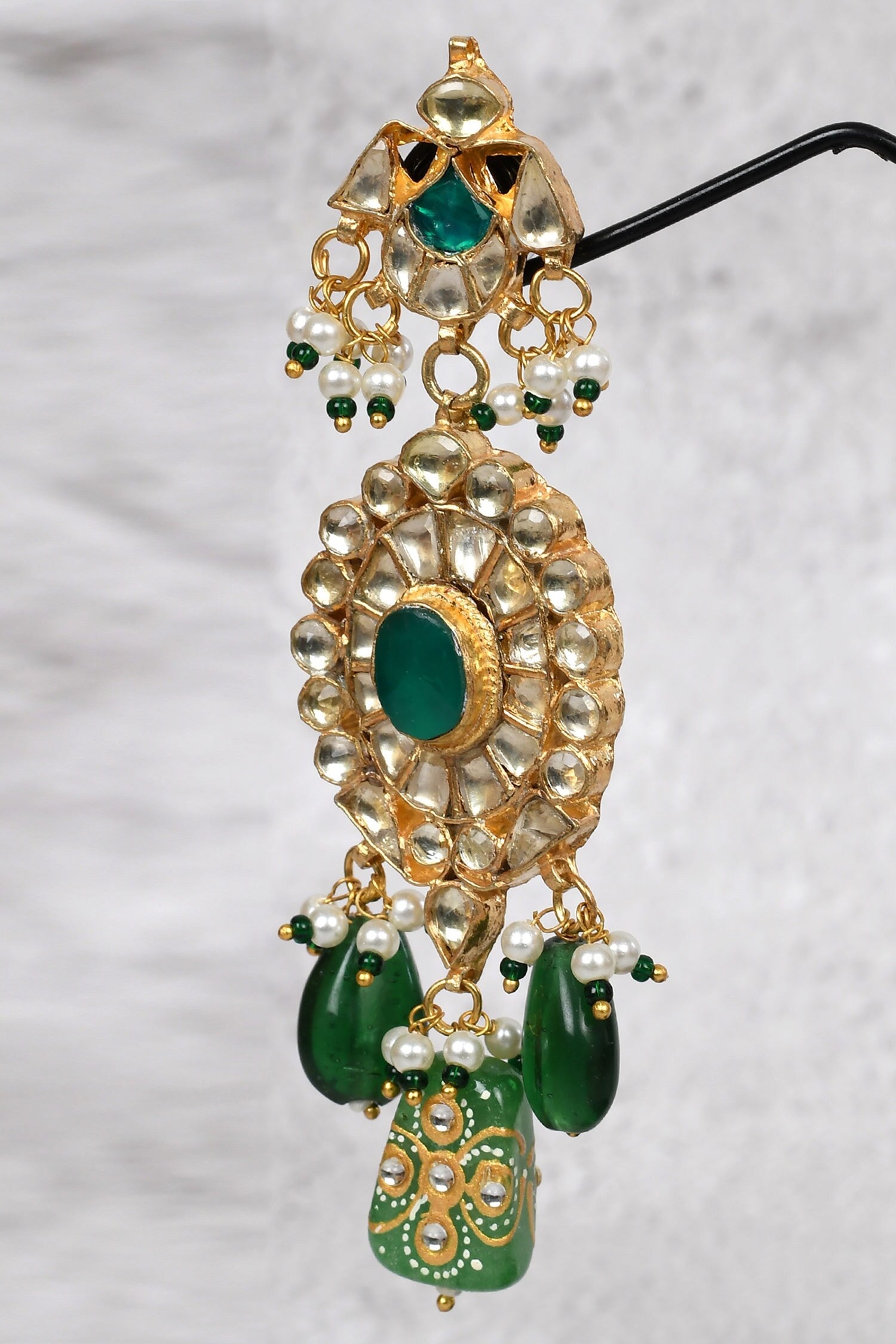 Kundan Choker Set with Drop Earrings 