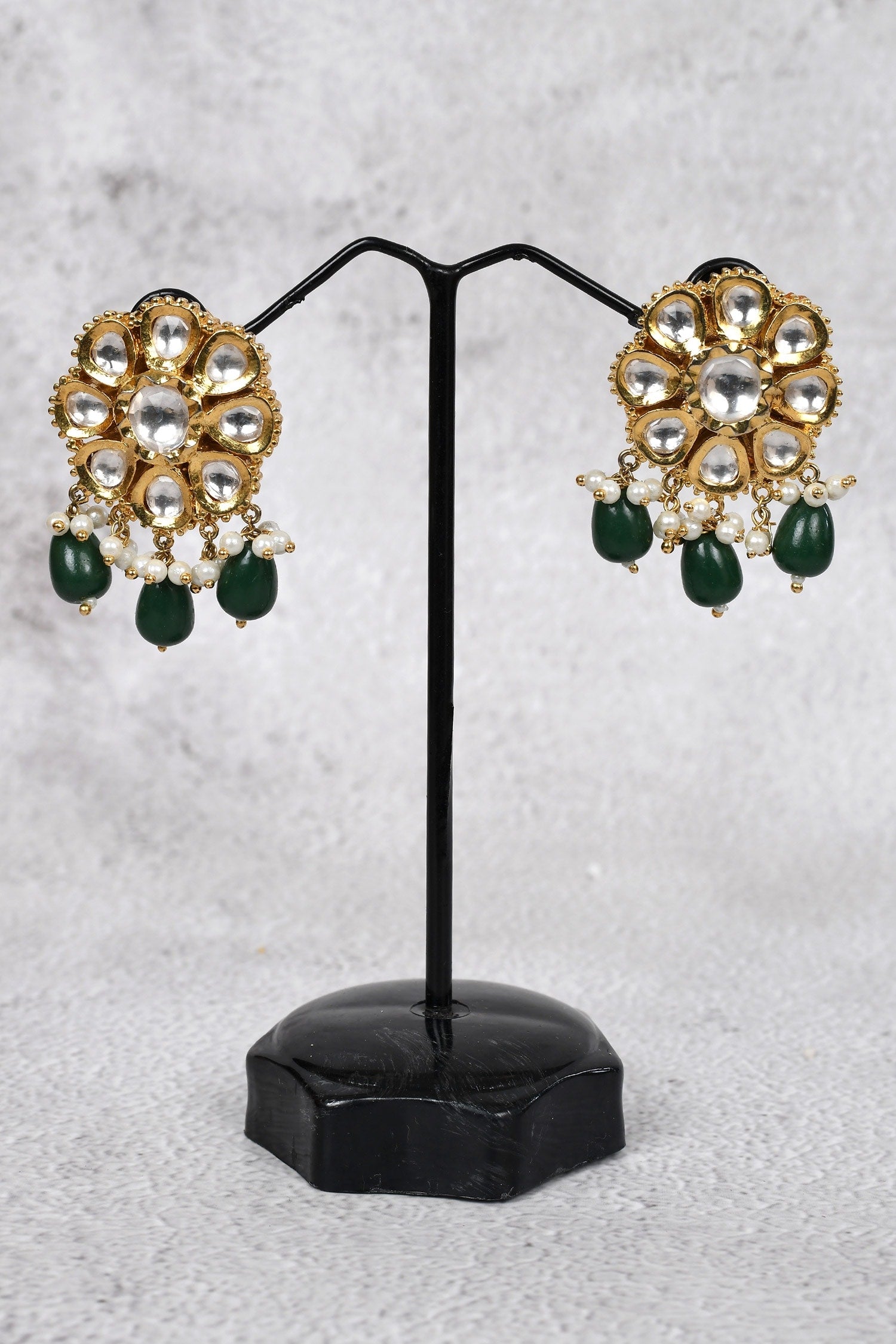 Floral Kundan Necklace Set 