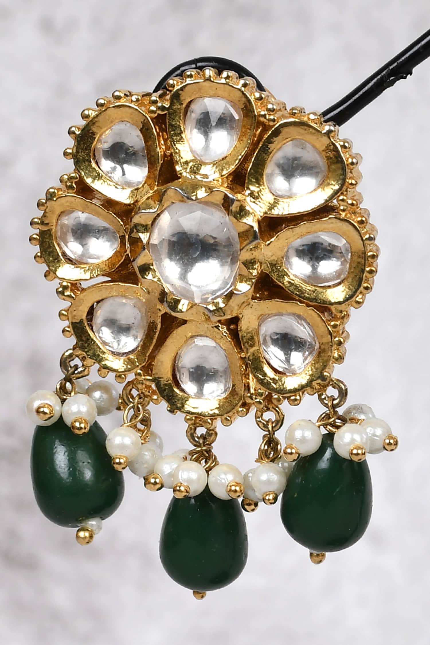 Floral Kundan Necklace Set 