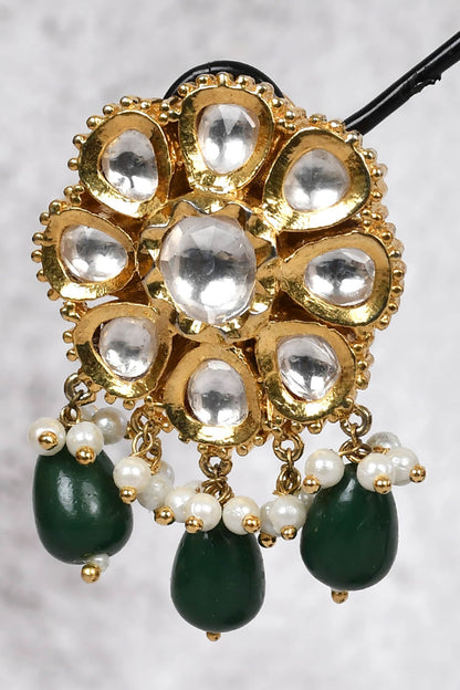 Floral Kundan Necklace Set 
