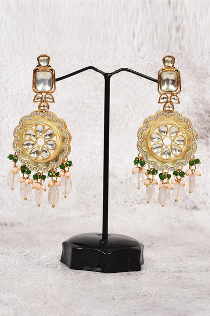 Floral Kundan Necklace Set 