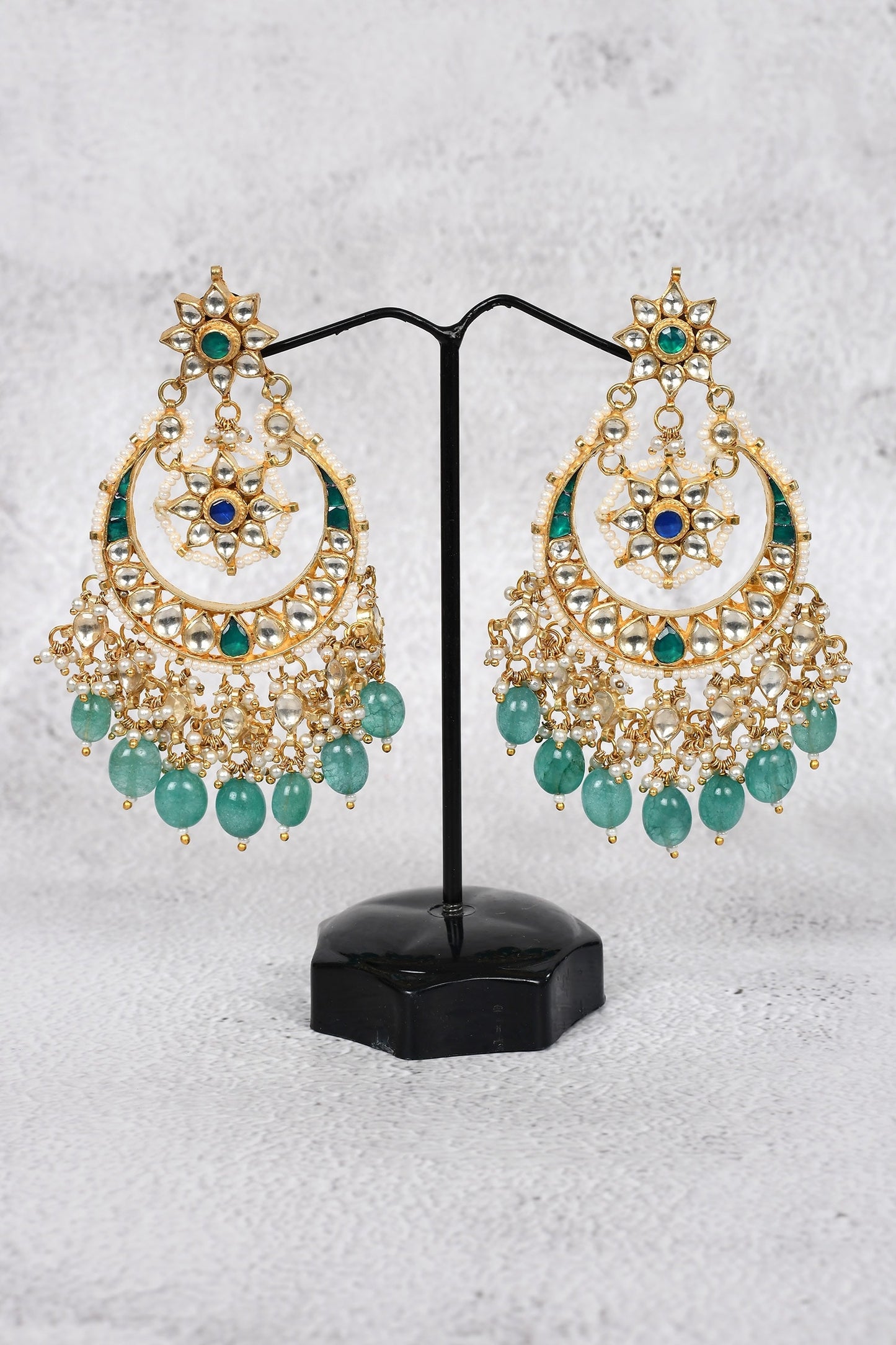 Kundan Studded Chandbalis 