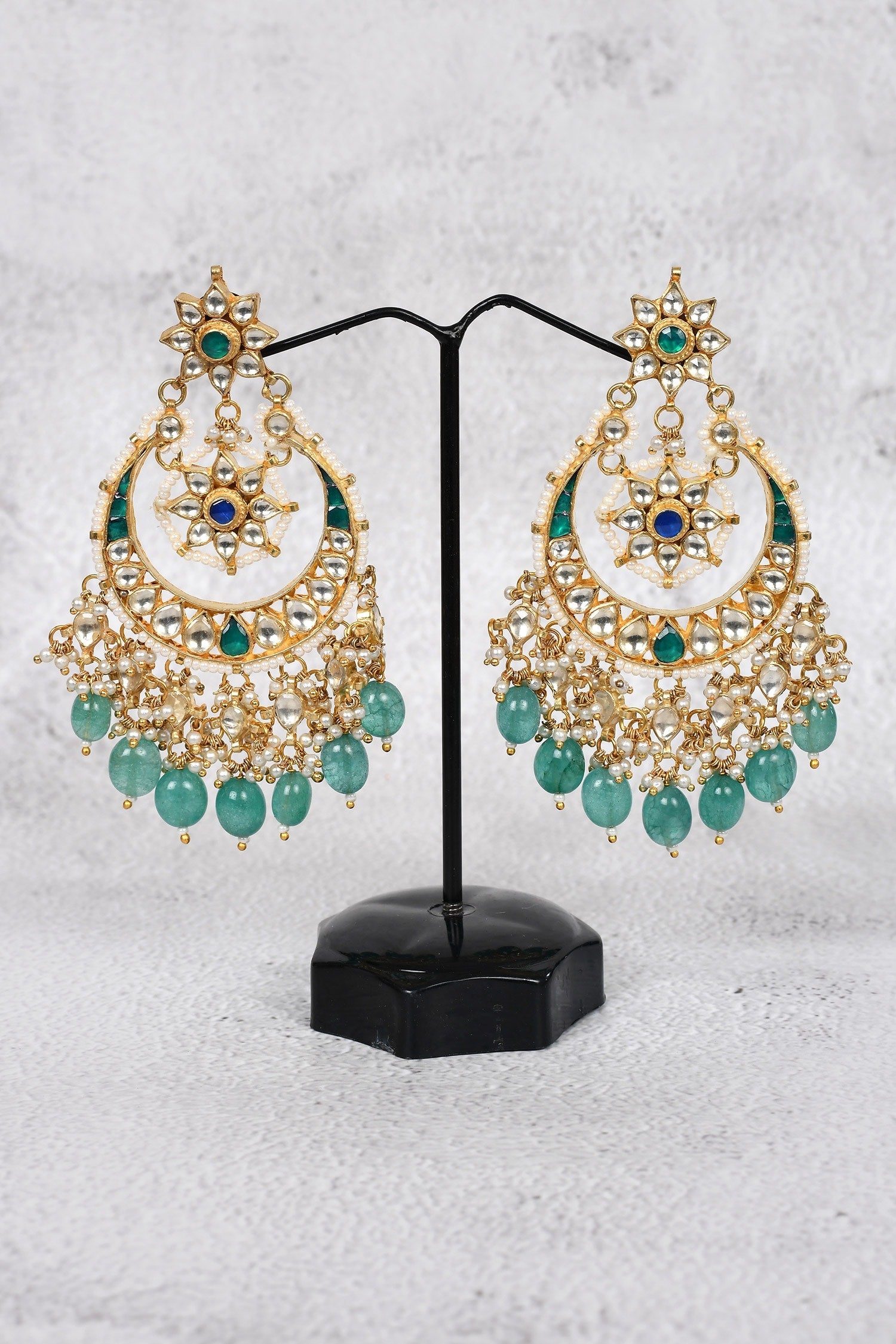 Kundan Studded Chandbalis 