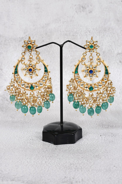 Kundan Studded Chandbalis 
