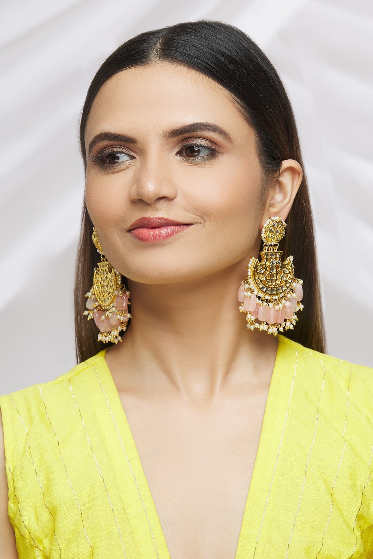 Kundan Studded Chandbalis 