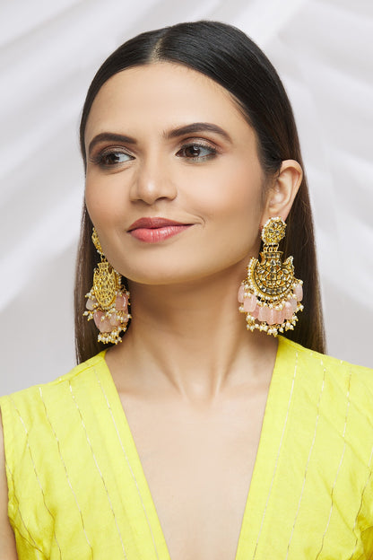 Kundan Studded Chandbalis 