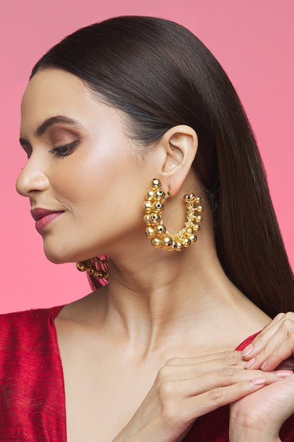 Beaded Hoops 