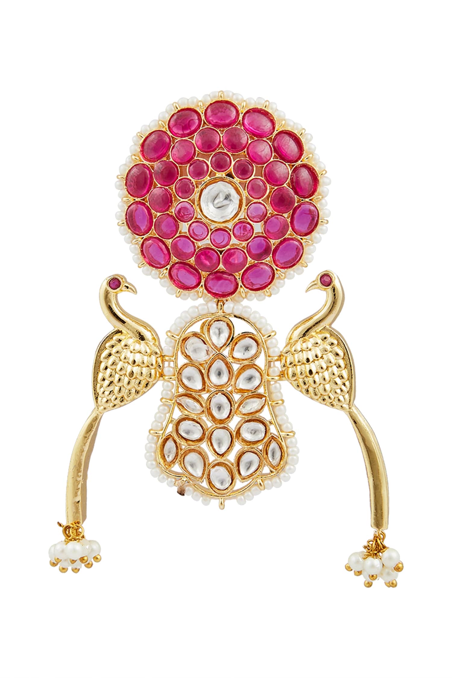 Peacock Shape Dangler Earrings 