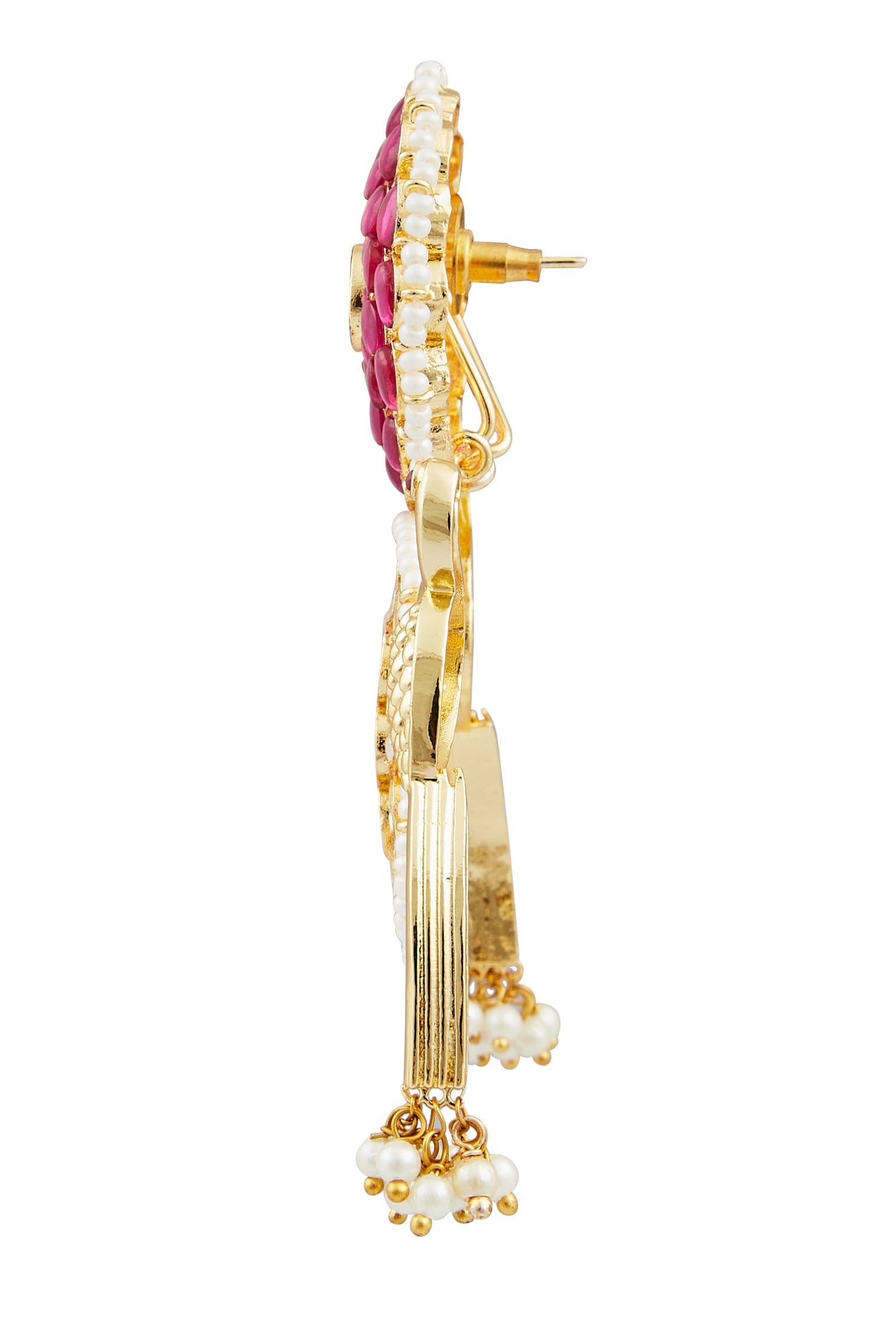 Peacock Shape Dangler Earrings 