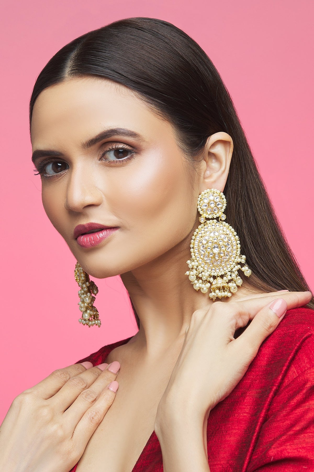 Kundan Embellished Dangler Earrings 