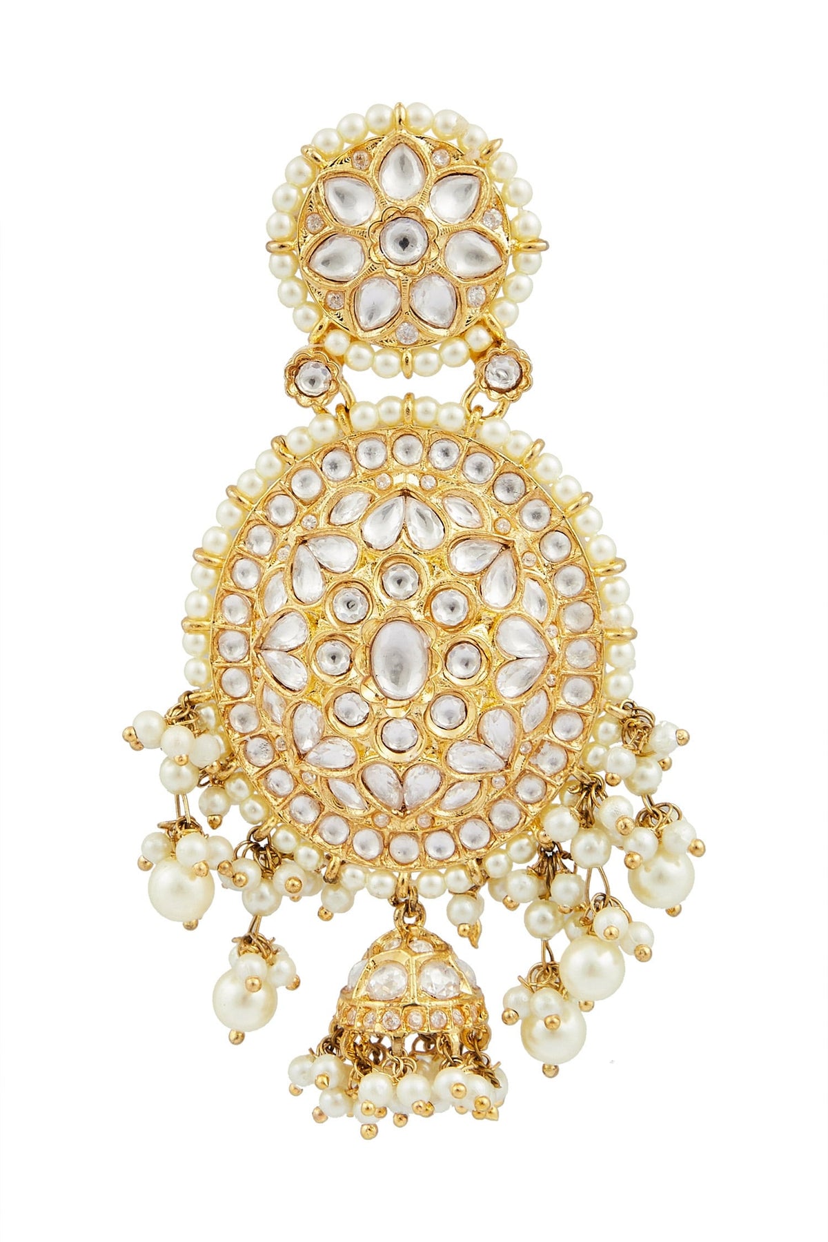 Kundan Embellished Dangler Earrings 