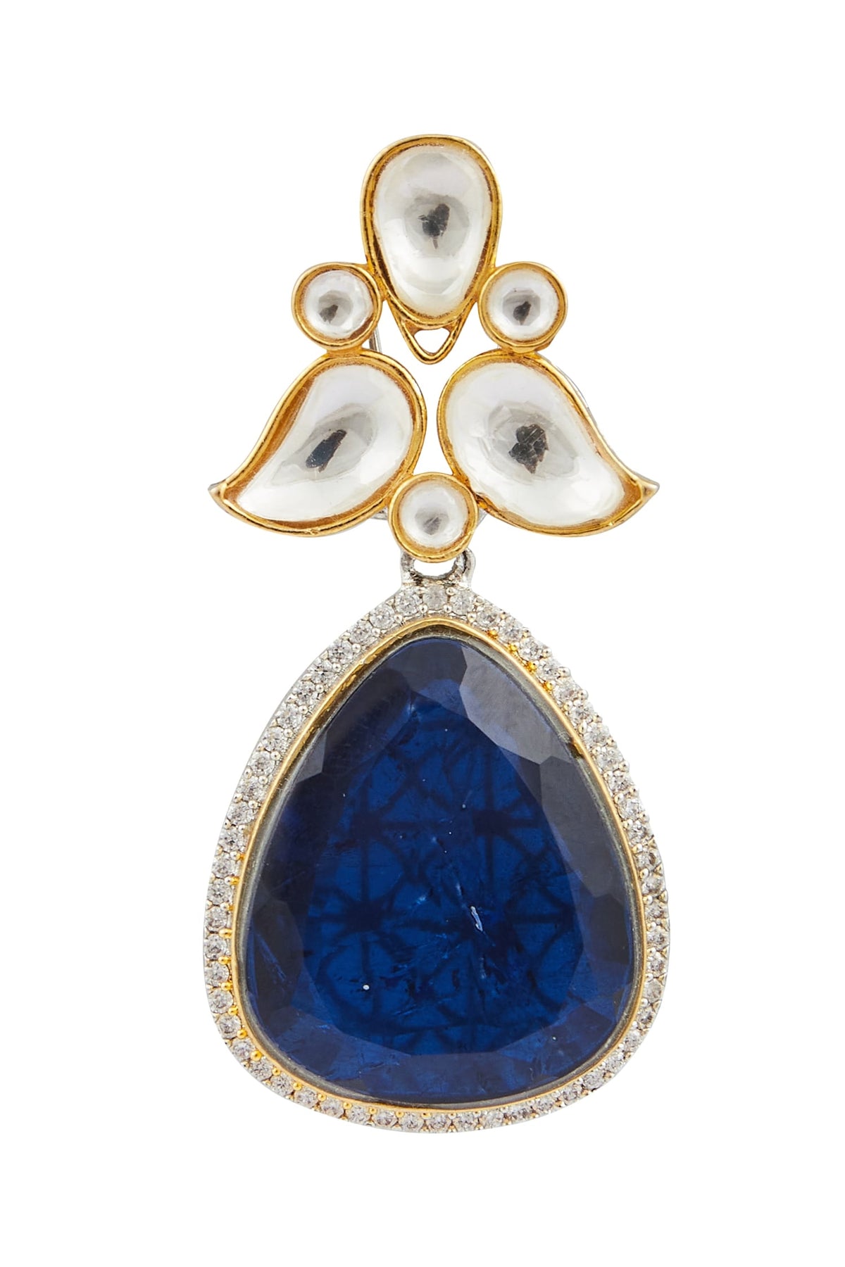Stone Embellished Dangler Earrings 