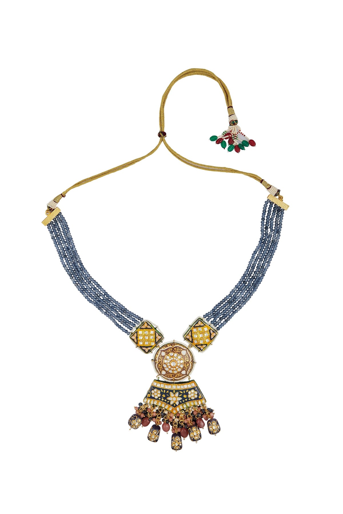 Meenakari Work Necklace Set 