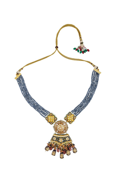 Meenakari Work Necklace Set 