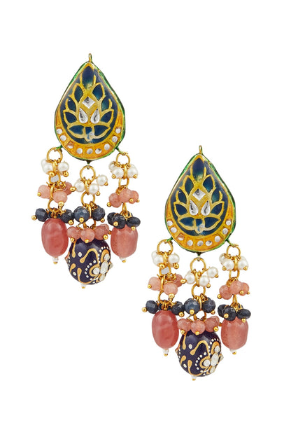 Meenakari Work Necklace Set 
