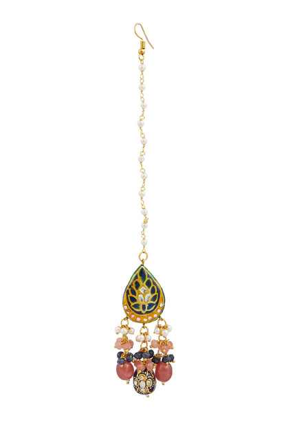 Meenakari Work Necklace Set 