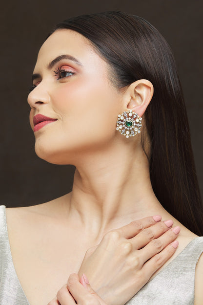 Stone Embellished Studs 