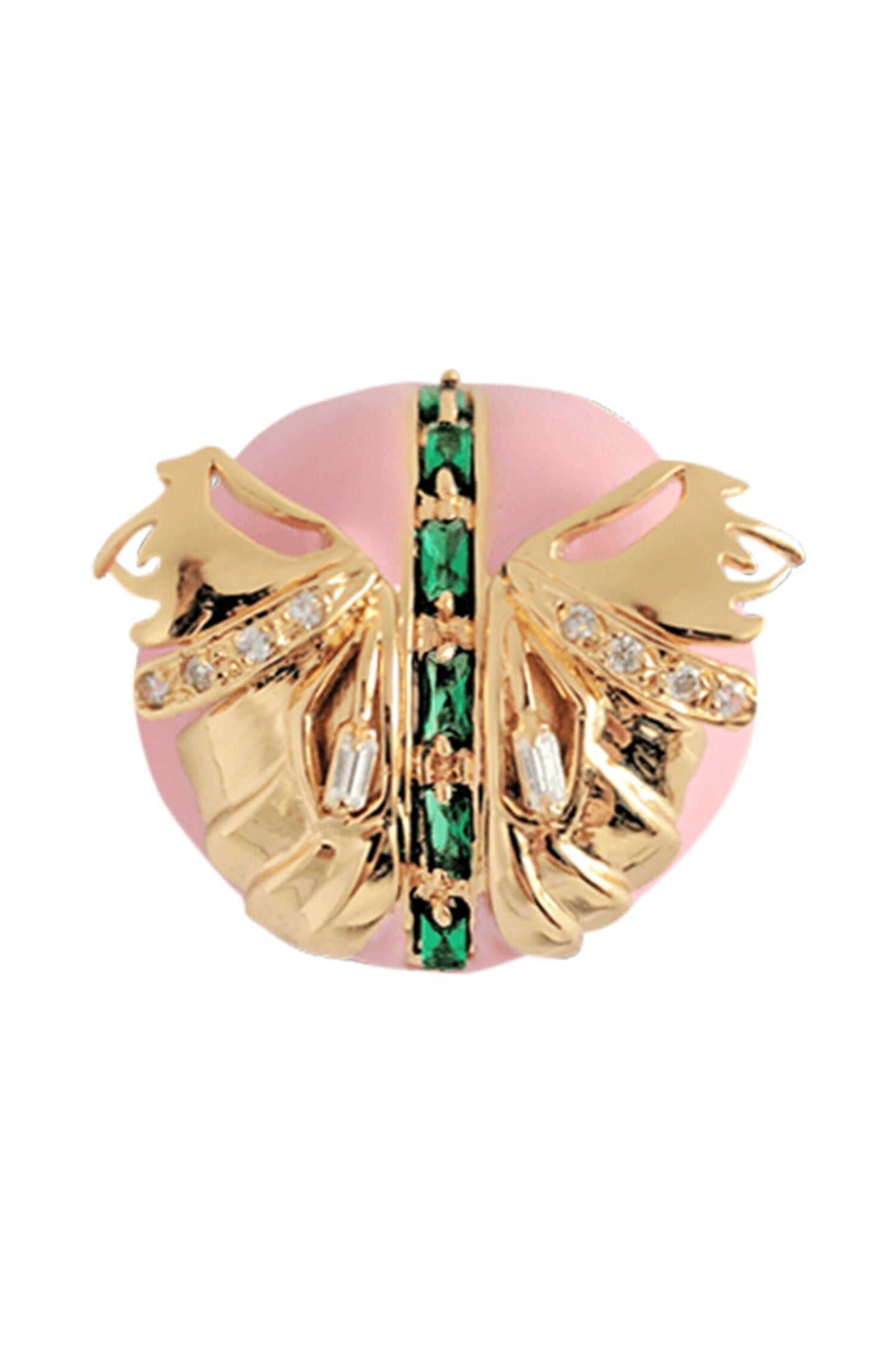 Papilio Button Stud Earrings 