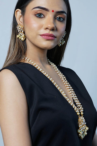 Kundan Beaded Necklace Set 