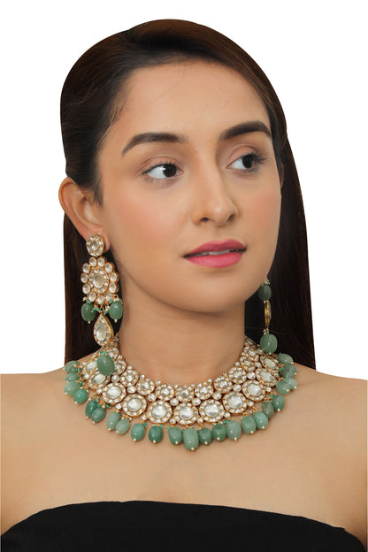 Bead Drop Necklace Set 