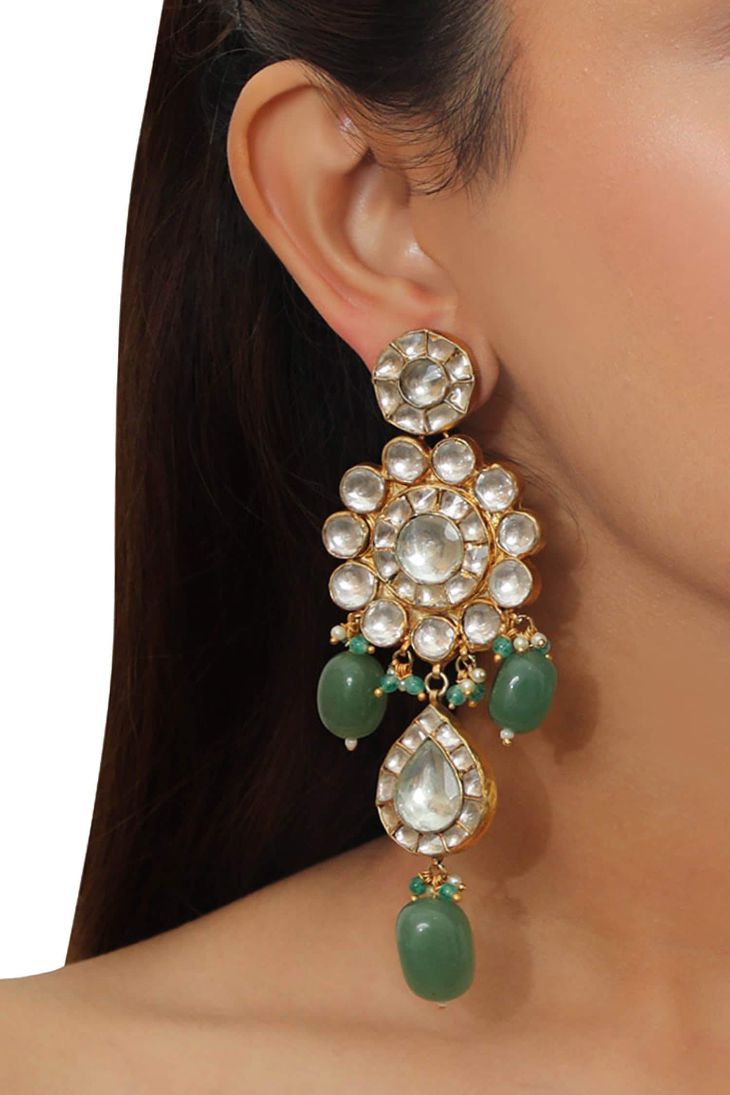 Bead Drop Necklace Set 