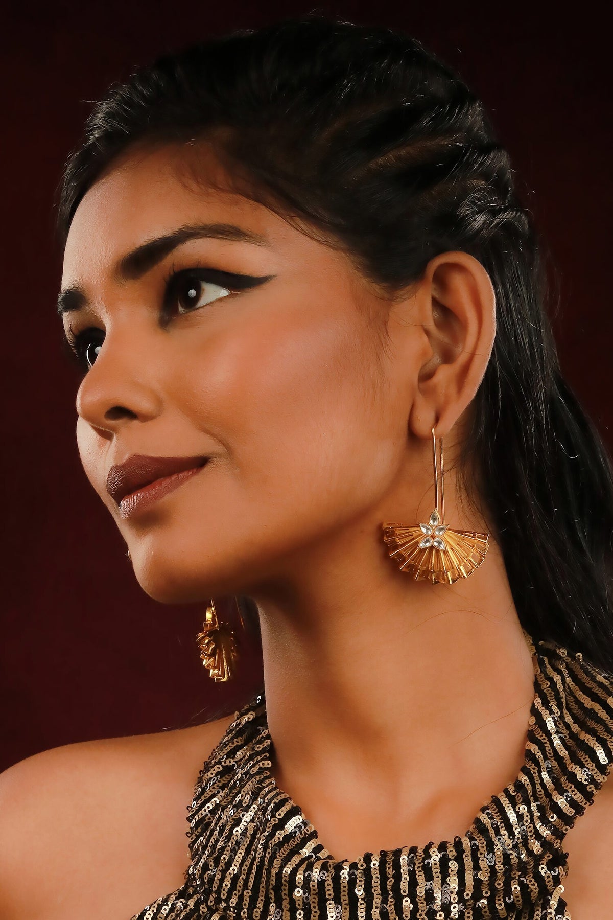 Pearl Embellished Earrings 
