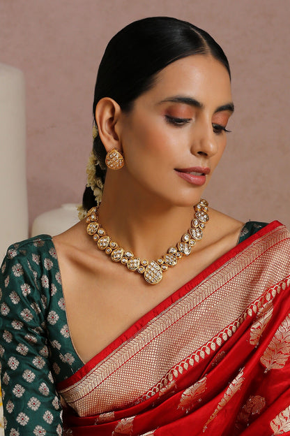 Pearl Shaped Necklace Set 