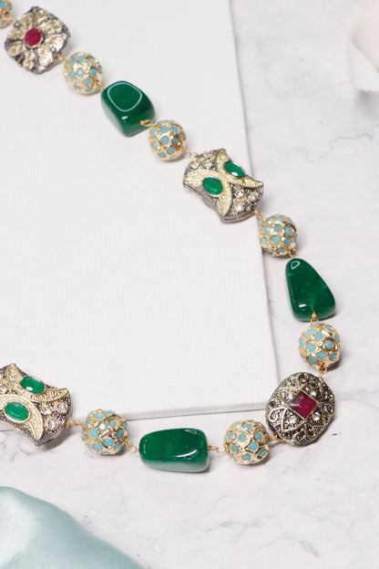 Stone Embellished Necklace 