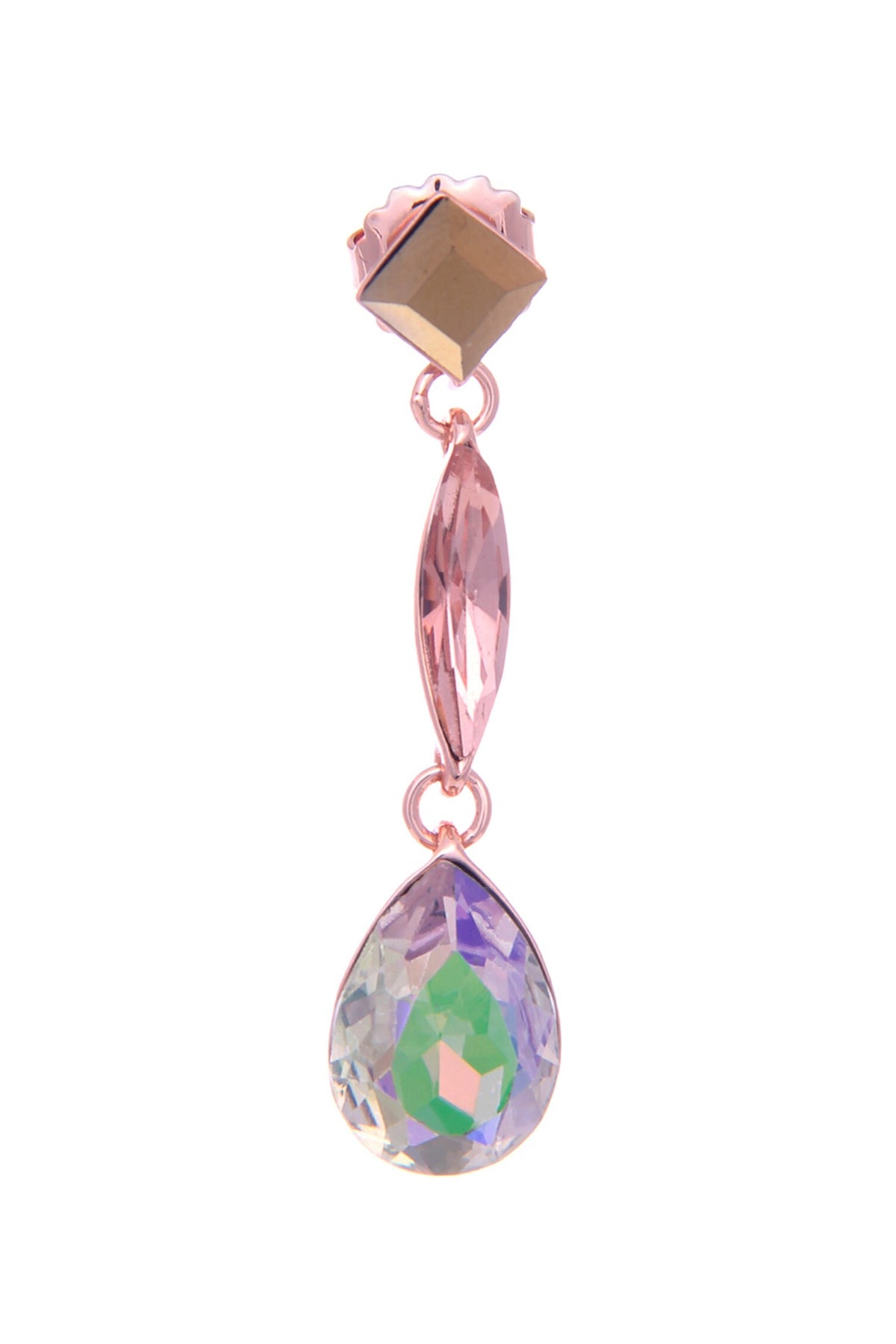 Aquatic Stone Embellished Earrings 